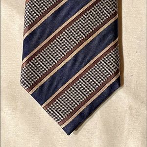 Canali Dark Brown & Midnight Blue Silk Tie Worn @Various Bench Trials & Hearings